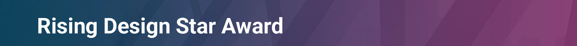 Rising Design Star Award